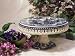 CAKE PLATE PORCELAIN Blue