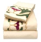 Natori Suzani 300-Thread-Count Cotton King Fitted Sheet