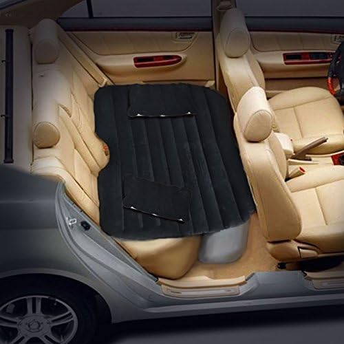 Drive Travel ® Car Outdoor Travel Inflation Car Air Bed Air Mattress Back Seat Extended Mattress for CAR SUV(for 90% cars) (gray)