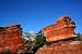 Balanced Rock and Pikes Peak - 36"W x 24"H - Peel and Stick Wall Decal by Wallmonkeys