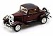 1932 Ford 3-Window Coupe, Burgundy - Yatming 94231 - 1/43 Scale Diecast Model Toy Car