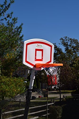 Basketball Hoop for Trampoline (Economy Universal: Straight or Curved/Angled Poles)