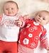 2 Girls Baby Limited Stripe Mock Layer Tops