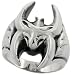 Surgical Steel 1 3/16 (30 mm ) Gothic Bat Ring