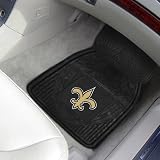 NFL - New Orleans Saints Heavy Duty 2-Piece Vinyl Car Mats