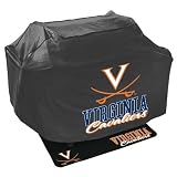 Mr. Bar B Q NCAA Grill Cover and Grill Mat Set, University of Virginia Cavaliers