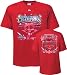 Philadelphia Phillies Victory 2008 World Series Champions Roster Tee Shirt