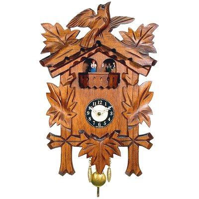Clock with 5 Leaves Cuckoo Options