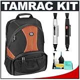 Tamrac 3380 Aero 80 Photo / Laptop Backpack (Rust) + Accessory Kit for Canon Rebel XSi, XS, XTi, 40D, Nikon D40, D60, D80, D200, D300, D700, Olympus Evolt E-410, E-420, E-510, E-520, and Sony Alpha A200, A300, A350, A700 Digital SLR Cameras