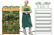 Gronomics VG3245 Vertical Garden Planter, 32-Inch by 45-Inch by 9-Inch