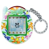 Green with Rainbow Lillies: Tamagotchi Connection Version 3
