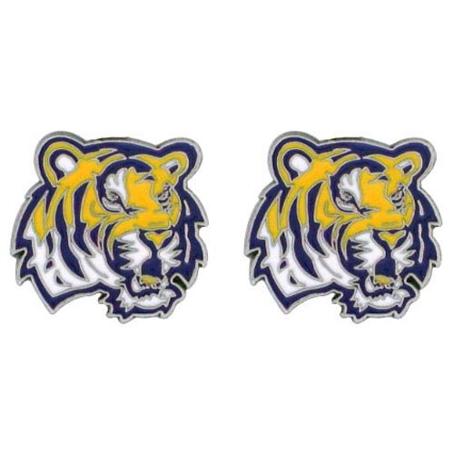 NCAA Louisiana State Fightin Tigers Stud Earrings