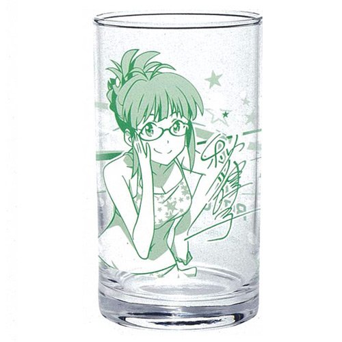 一番くじプレミアム アイドルマスター PART2 G賞 サイン入りグラス 秋月律子 単品