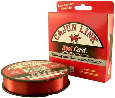 300 yds. Zebco Cajun Red Casting Monofilament Line, 8 LB
