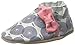 Robeez Petal Pop Crib Shoe (Infant), Grey/Sorbet, 6-12 Months M US Infant
