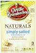 Orville Redenbacher's Gourmet Microwavable Popcorn, Natural Simply Salted, 3-Count Boxes (Pack of 12)