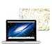 GMYLE Hard Case Print Frosted for MacBook Pro 13 inch with Retina Display (Model: A1425 and A1502) - White Swirling Paint Pattern Rubber Coated Hard Cover (Not Fit for MacBook Pro 13 inch A1278)