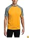 Champion Men's Doubledry Training Tee, Sungold/Carbon, Large