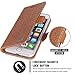 iPhone 8 Case, iPhone 7 Case, WWW [Crocodile Pattern] Premium PU Leather Wallet Case Flip Phone Case Cover with Card Slots for iPhone 7/8 Brown