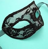 Black Lace - Masquerade Mask - Party Mask - Half Mask - Vampire Ball