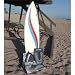 Maverix 6'5" Surfboard (White/Red/Blue) w/ "Straight to the Waves" Kit