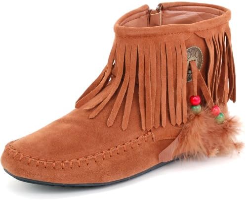 Forever Womens Fringe Boots