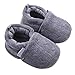 Fheaven Fashion Autumn and Winter Warm Baby Girls Shoes Sneaker Anti-slip Soft Sole Toddler Shoes (US:4, Gray)