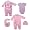 4-Piece Butterfly Garden Layette Set, Newborn