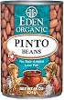 Eden Organic Pinto Beans, No salt added, 15-Ounce Unit (Pack of 12)