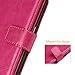 iPhone 6 Case, iPhone 6 Wallet Case (4.7 inch), BENTOBEN Multi-Card Wallet Case Flip Folio PU Leather Wallet Bumper Case Hard Shell Skin Protective Cover for iPhone 6 4.7 inch -Rose