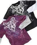 Akademiks Kids Shirt, Little Boys Viking Tee Black 6