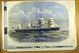 1871 STEAM-SHIP EGYPT STEAMER SOCIAL HISTORY OLD PRINT