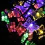 Papillons Lumineuses Solaires, 30 LED multicolore, 5,85m, Statique ou anim�e
