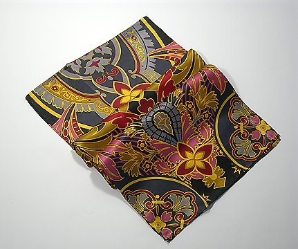 Renaissance Scarf - black/pink