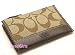 AUTHENTIC COACH SOHO SIGNATURE SKINNY CARD COIN CASE 40670 (Mahogany)