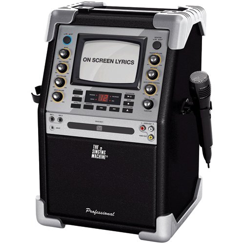 Singing Machine SMG-901 CD/CD+G Karaoke System with Rear Projection Speaker, Black