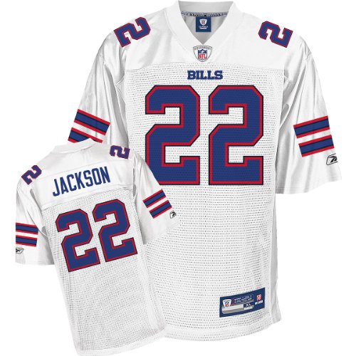 Reebok Buffalo Bills Fred Jackson Replica White Jersey Large