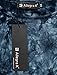 Allegra K Women's Tie Dye Irregular Hem Shirt Round Neck Long Sleeves Casual Top X-Large Blue