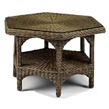 Hexagonal Modern Glass Top Conservatory Coffee Table - FREE 48 Hour Dispatch