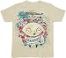 Family Guy Stewie Bow Before Greatness Tattoo Cream T-shirt Tee