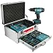 Makita BDF343RHEX5  Akku-Bohrschauber 14,4 V, 2 Akkus, inklusiv 96-teiligem Zubeh�rset im Alu-Koffer