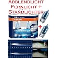Osram Nightbreaker Plus H4 Duo Pack 2. Generation (2 St�ck Gl�hbirnen) + 2 St�ck Osram 2825CB W5W Cool Blue Standlichtern