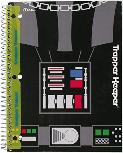 Star Wars Trapper Keeper 3 Subject Notebook by Mead, Assorted Designs, 120 Wide Ruled Sheets