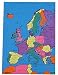 POLITICAL EUROPE MAP PLAYCLOTH - write on it and simply wipe clean!