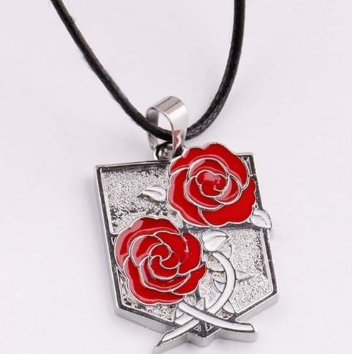 Anime Attack on Titan Flower Necklaces Pendant