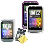 Cbus Wireless Two Flex-Gel Cases / Covers / Shells (Pure White, Lavender) & ....