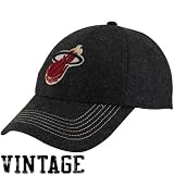 NBA '47 Brand Miami Heat Charcoal Riverstone Franchise Fitted Hat (Medium)