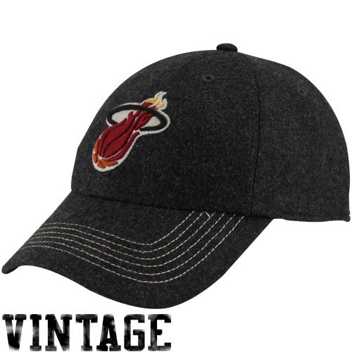 '47 Brand Miami Heat Charcoal Riverstone Franchise Fitted Hat (Large)