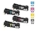 AZ Supplies © Premium OEM Quality Compatible Xerox Phaser 6500, Black 106R01597, Cyan 106R01594, Magenta 106R01595, Yellow 106R01596 Toner Set for Xerox Phaser 6500, Xerox WorkCentre 6505 Series Printers. Black 3,000; Colors 2,500 pages yield.