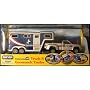 Breyer Stablemates Pick-up Truck and Gooseneck Trailer Blue/Silver